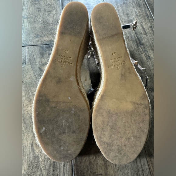 Valentino Garavani Rockstud Espadrilles Wedge Size 39 Early Black Friday Sale! - Picture 9 of 9